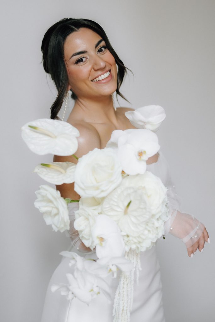 Brautstrauß aus Hortensien Orchideen Anthurium Landau Pfalz